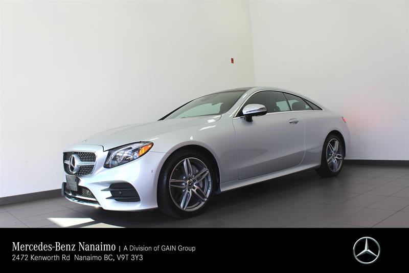 New 2018 Mercedes Benz E400 4matic Coupe 2 Door Coupe In Nanaimo